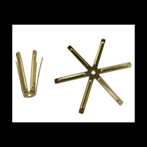 Brass Shim 6 Leg 0.355-0.370